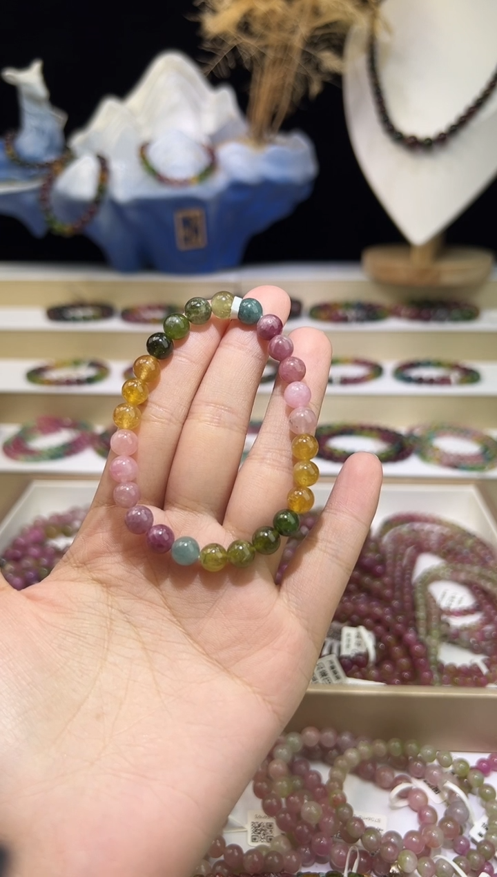 【闪购商品】碧玺/未镶嵌7mm+碧玺单圈多样性发货