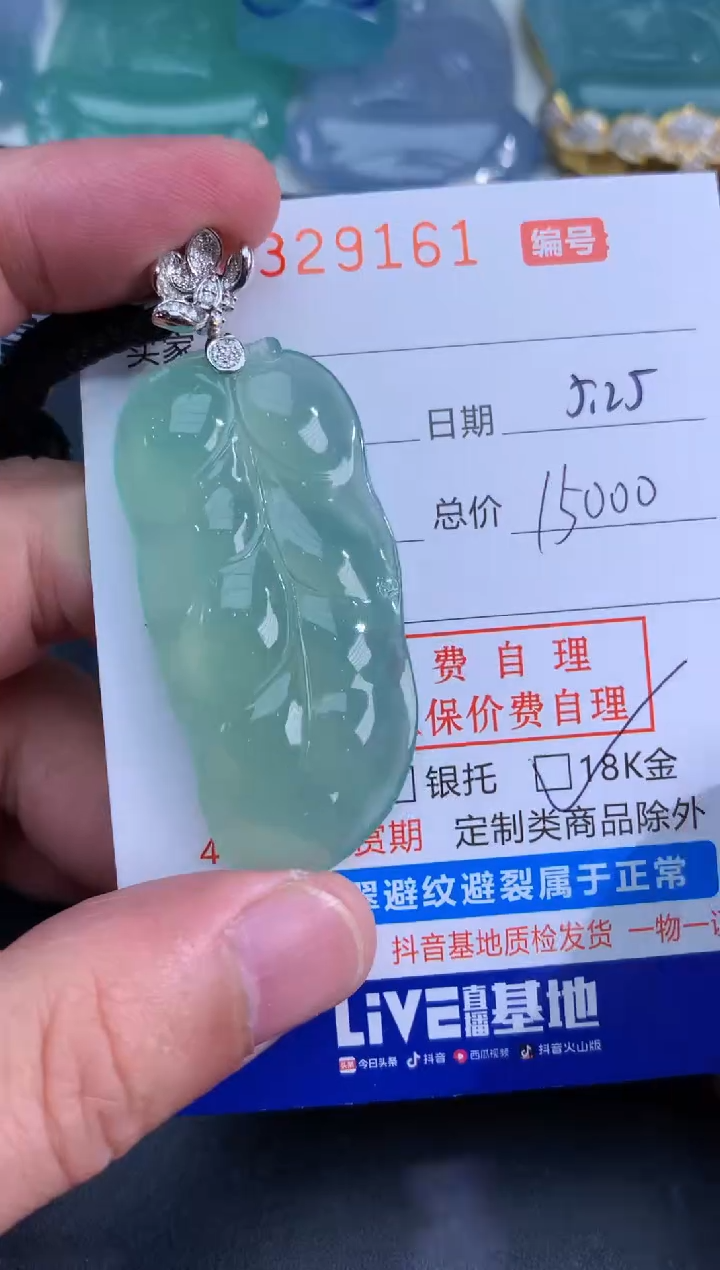 翡翠未镶嵌颈饰天然A货翡翠