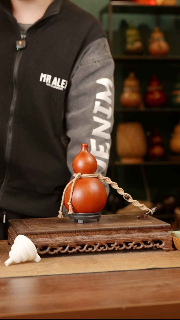 22号精品天然大漆酒葫芦一物一拍~