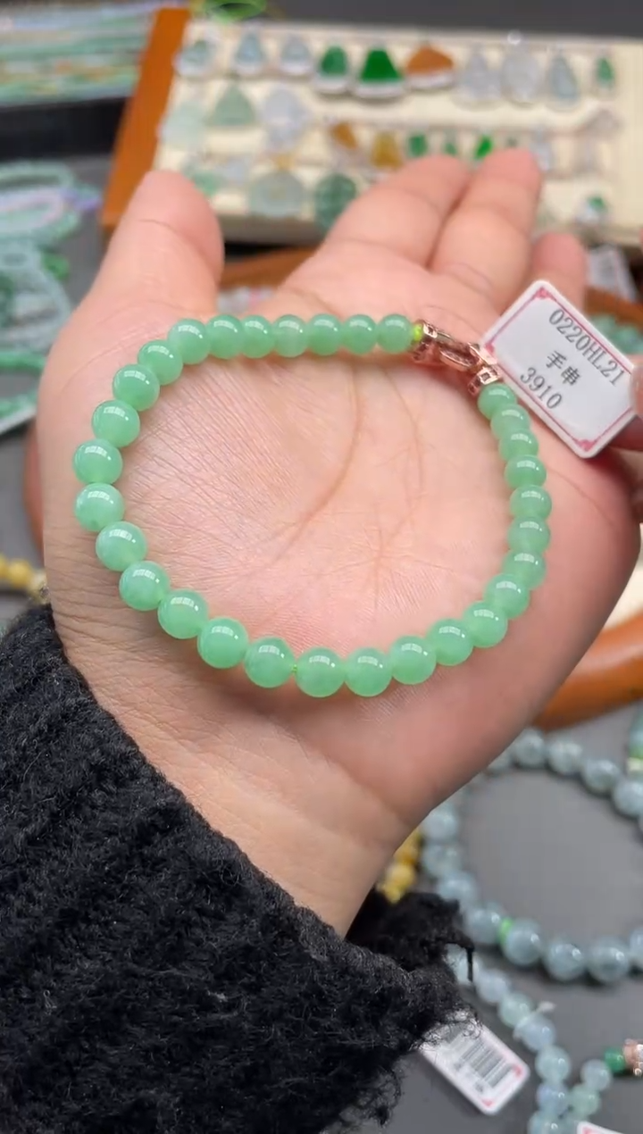 【闪购商品】翡翠手串未镶嵌0220HL21