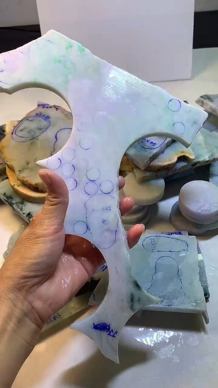 散珠翡翠翡翠玉石