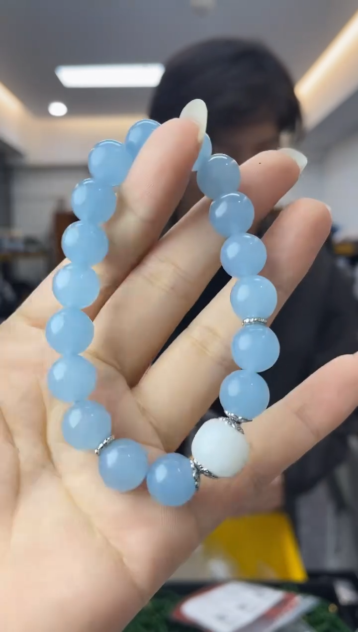 【闪购商品】海蓝宝石手链未镶嵌多样性一件发货