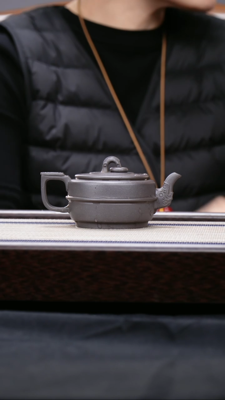 【闪购商品】紫砂茶壶瑕疵天青泥  集玉壶 