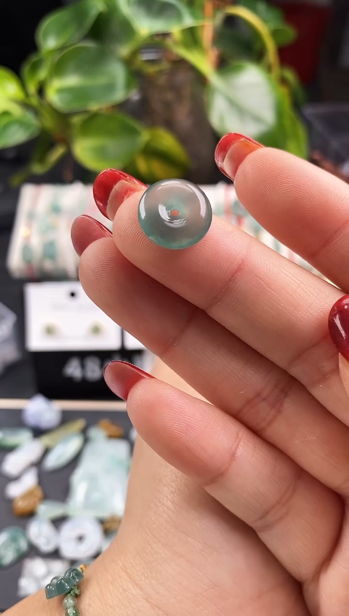 【闪购商品】翡翠戒指未镶嵌平安扣