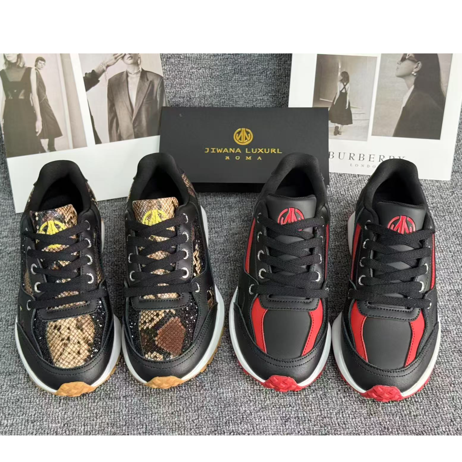 [JL早秋新品限定]JIWANA LXUXRL 女士蛇年运动休闲鞋5070