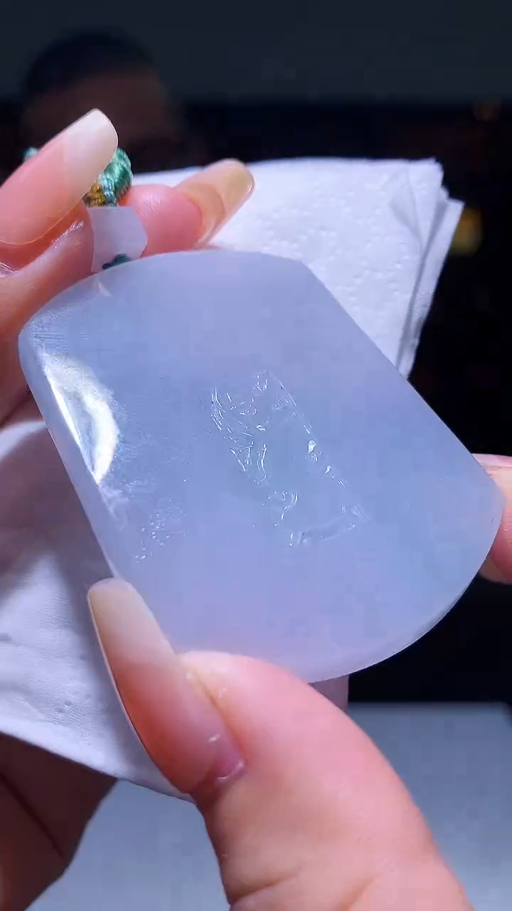 【闪购商品】定制翡翠未镶嵌1057xx-毛货挂件17