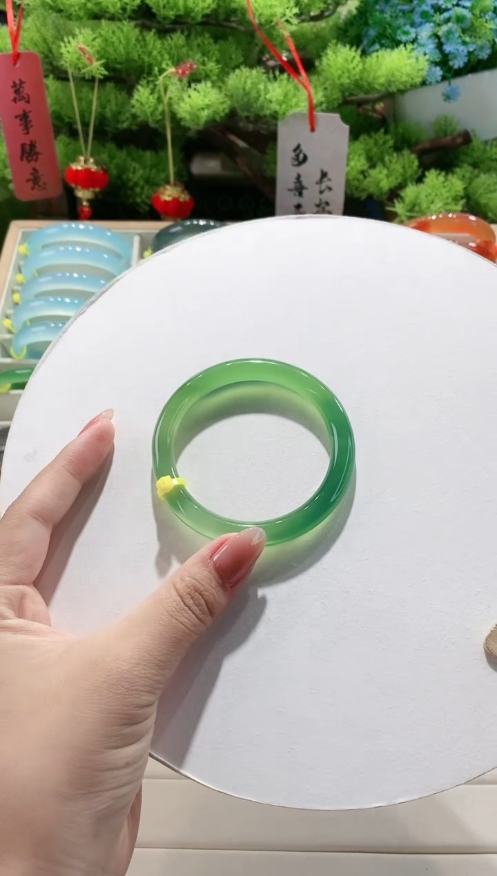 玛瑙/玉髓手镯未镶嵌7-52.8