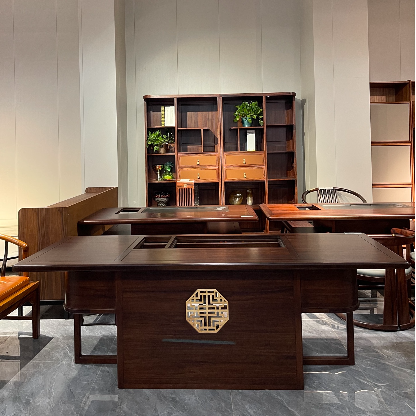 【不包邮】中浩系列J07-CT22新中式茶台/茶桌2200*800*730