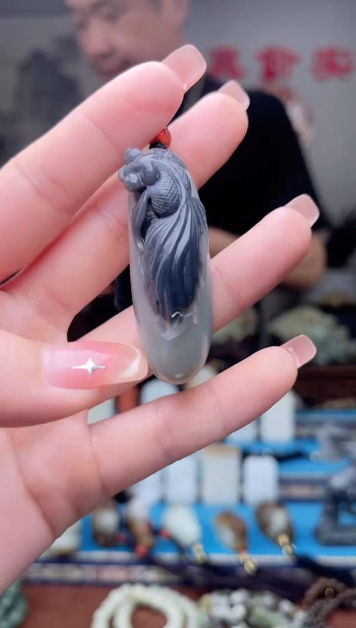 和田玉未镶嵌挂件1