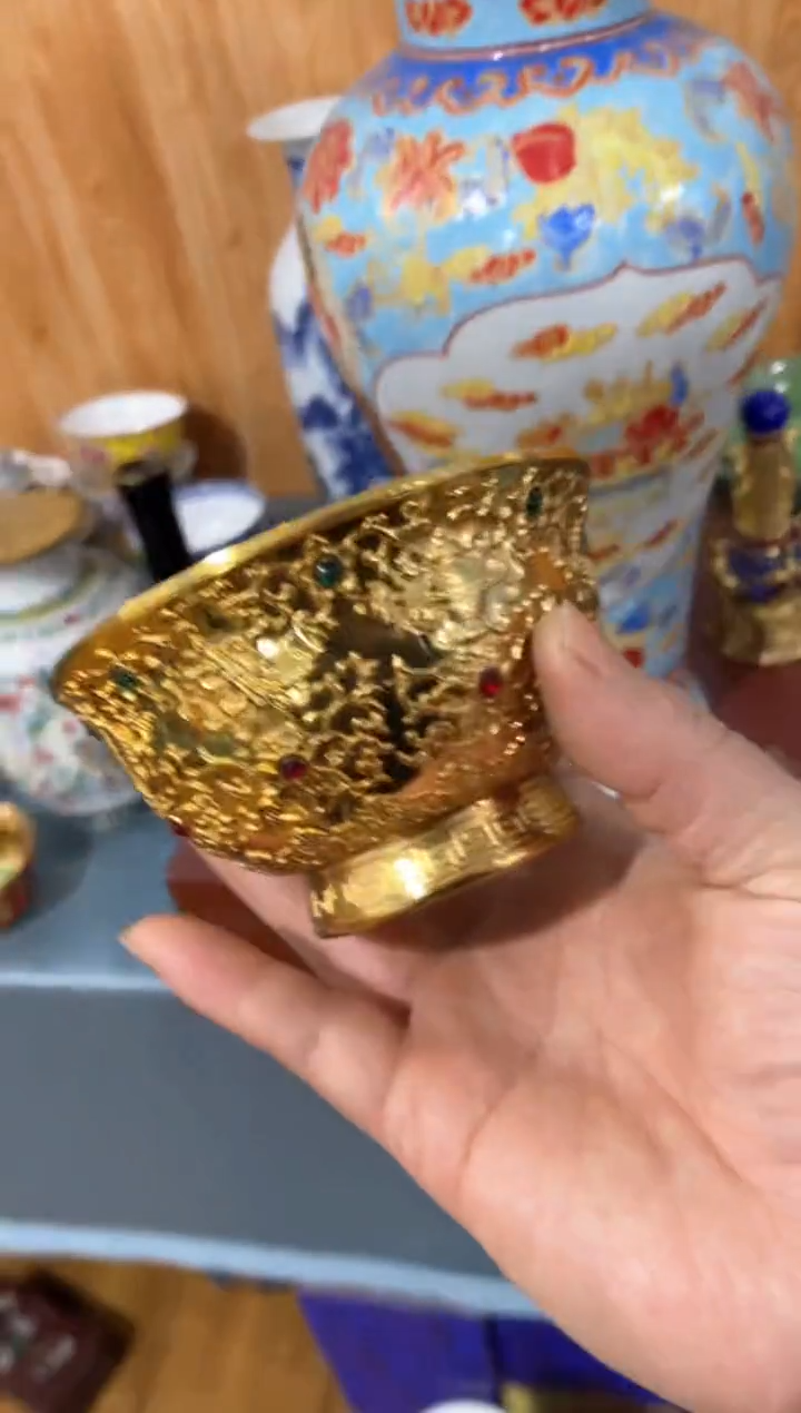 【闪购商品】摆件宫廷影视老旧工艺摆件