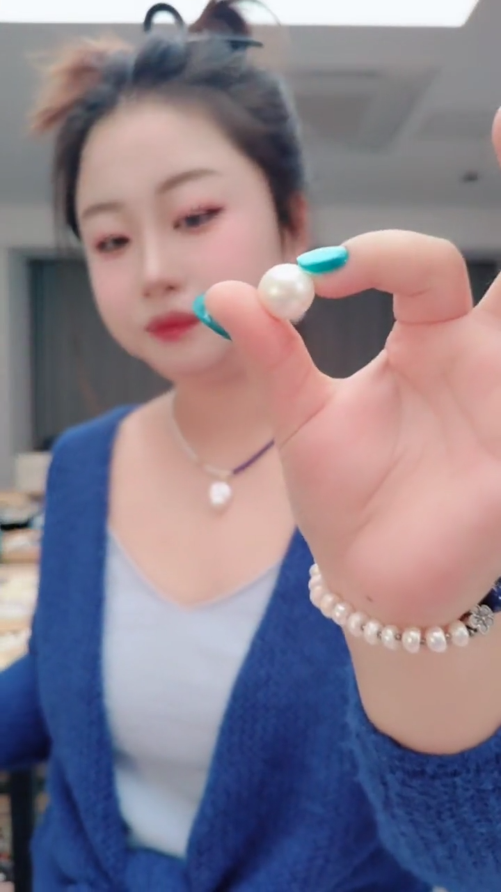 颈饰未镶嵌淡水珍珠1805龙蛋单珠（15mm）