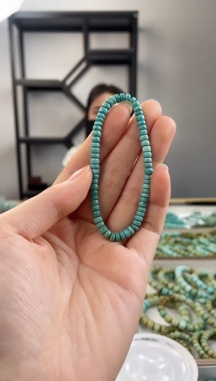 【闪购商品】绿松石珠宝奇石未镶嵌4.8+mm