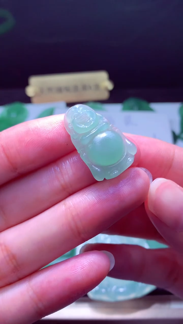 未镶嵌定制翡翠娟天然缅甸翡翠A货毛货吊坠
