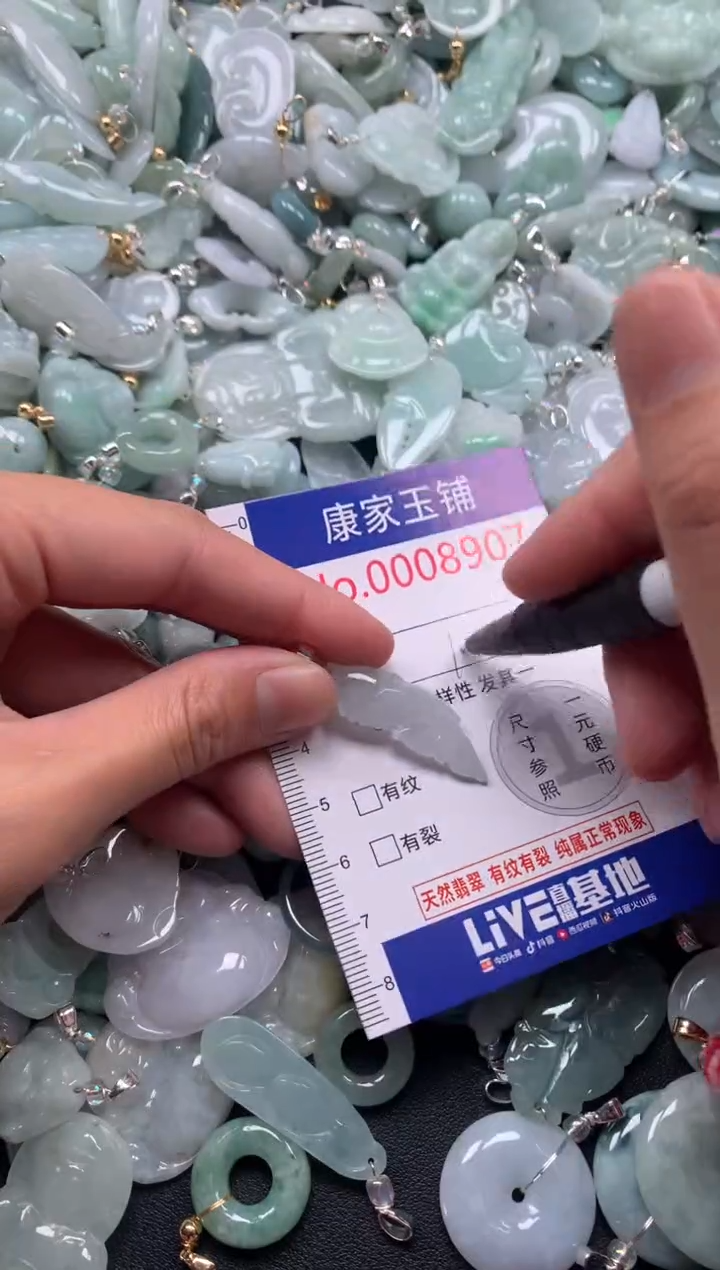 颈饰未镶嵌翡翠8907