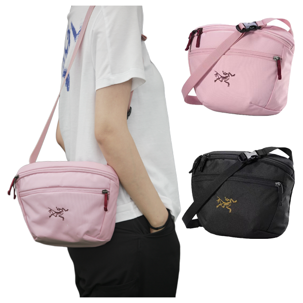 【极越】Mantis刺绣标志拉链开合涤纶（聚酯纤维）腰包单肩斜挎包 