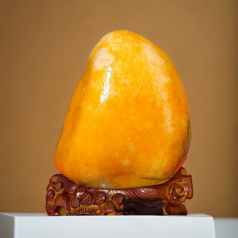 新疆戈壁五彩石摆件以直播间截图为准