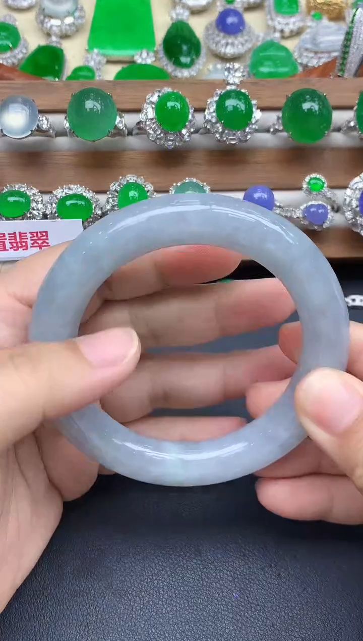 未镶嵌手镯翡翠128-中国好珍宝