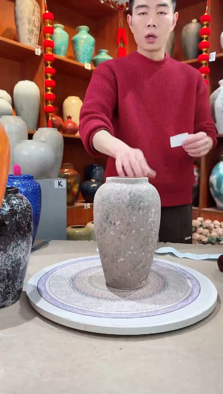 【闪购商品】瓶陶瓷花瓶 无花微瑕ZD299 