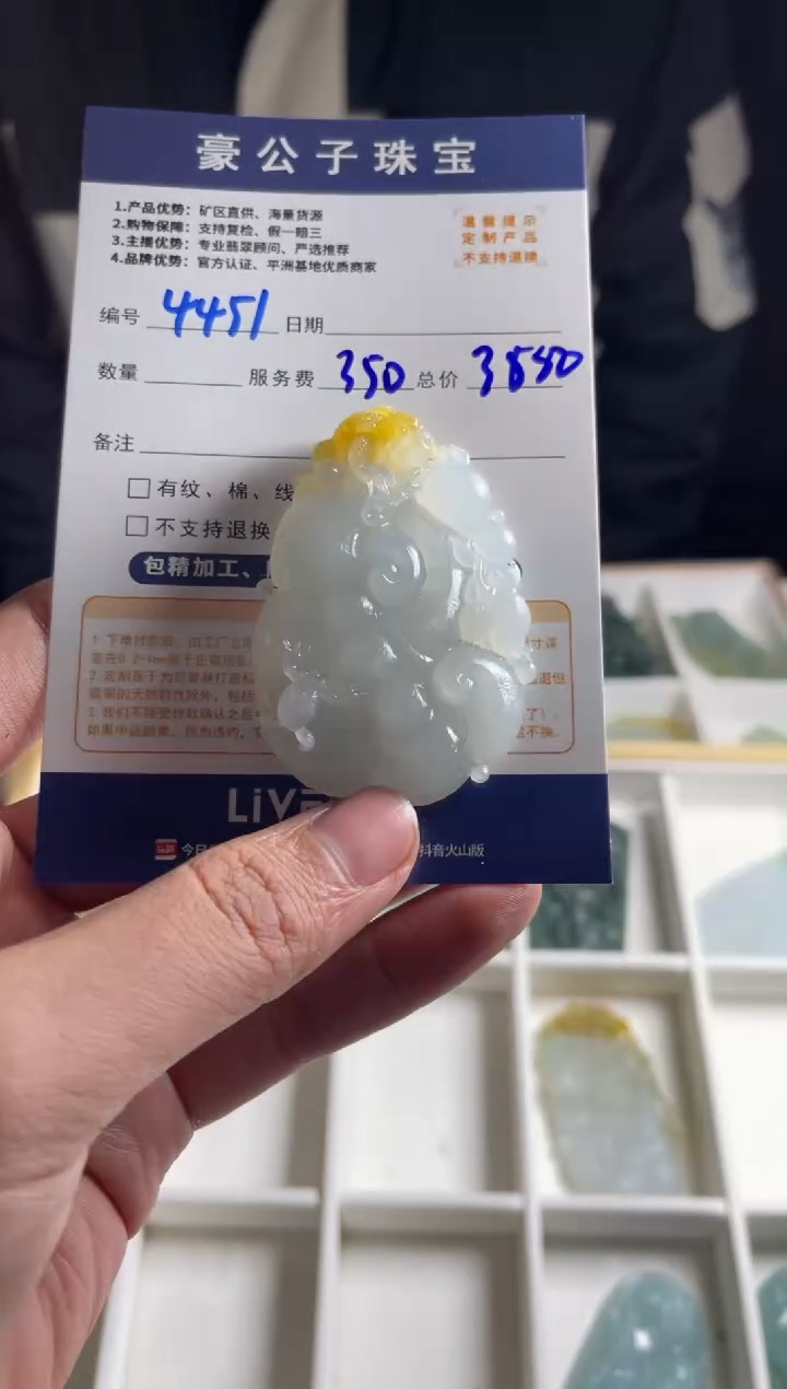 【闪购商品】定制翡翠未镶嵌4451（发货一个）