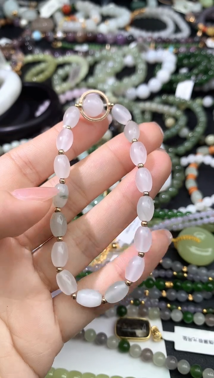 未镶嵌手链玛瑙/玉髓手串