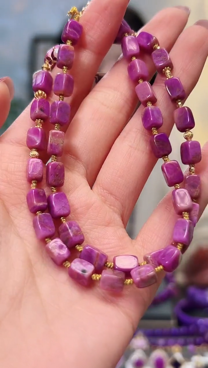 【闪购商品】苏纪石（舒俱来）项链18K金镶嵌1