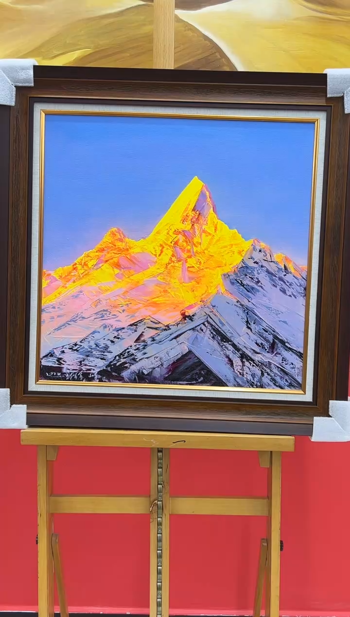 【闪购商品】油画梁静-60×60-油画作品