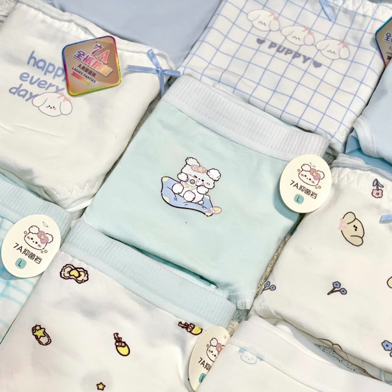 【富婆拆】少女韩系纯棉甜美舒适内裤对对碰