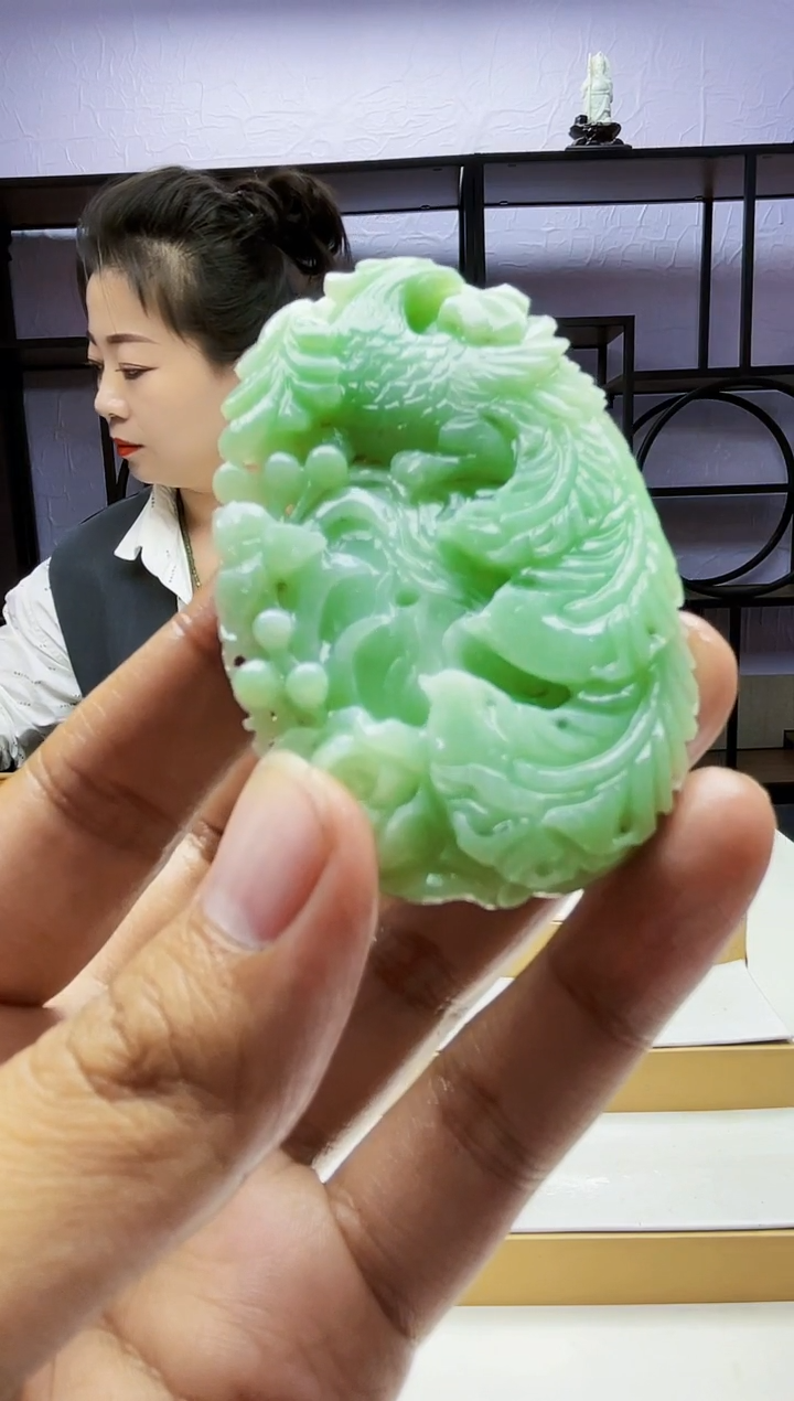 【闪购商品】定制翡翠未镶嵌毛货02190096