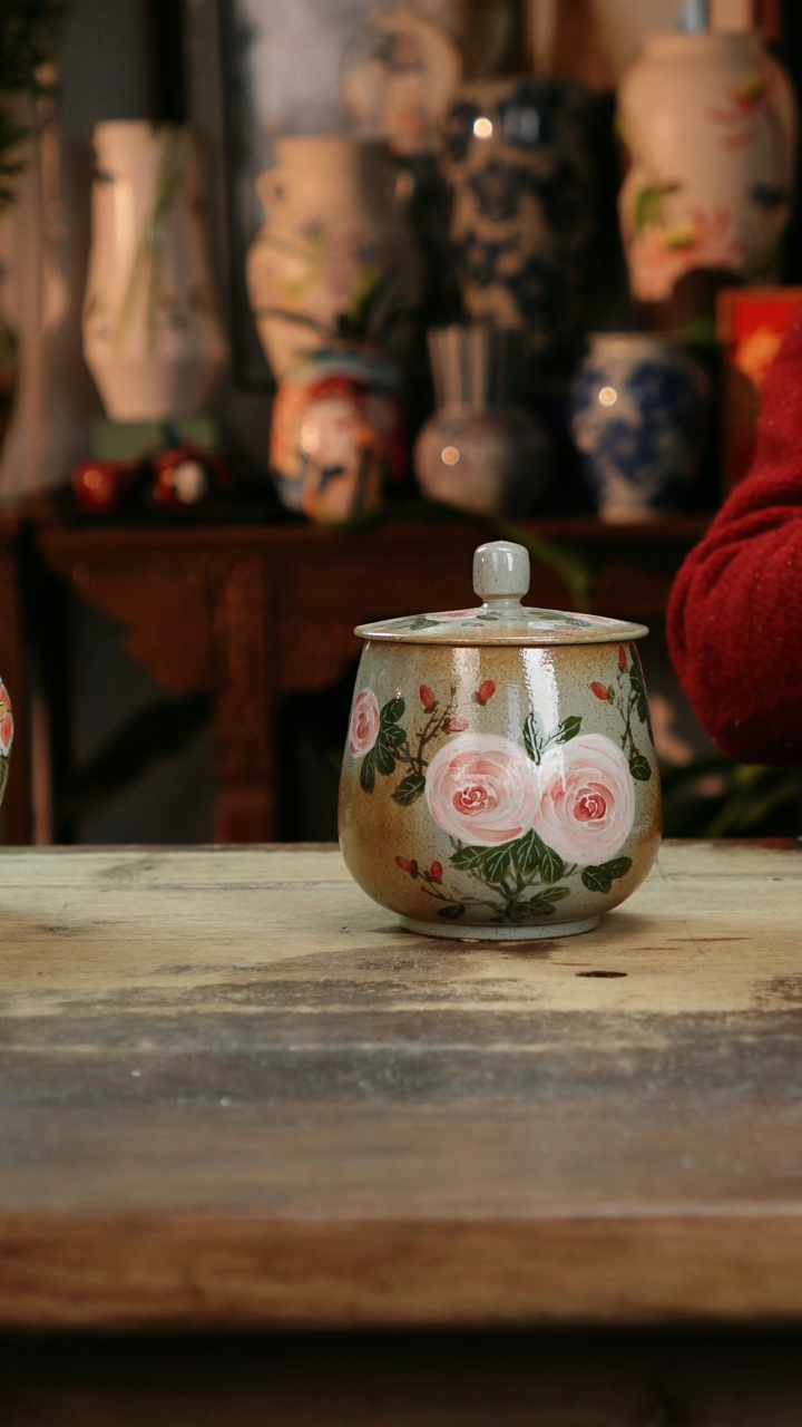 【闪购商品】瓷片景德镇纯手工釉下彩精品茶具