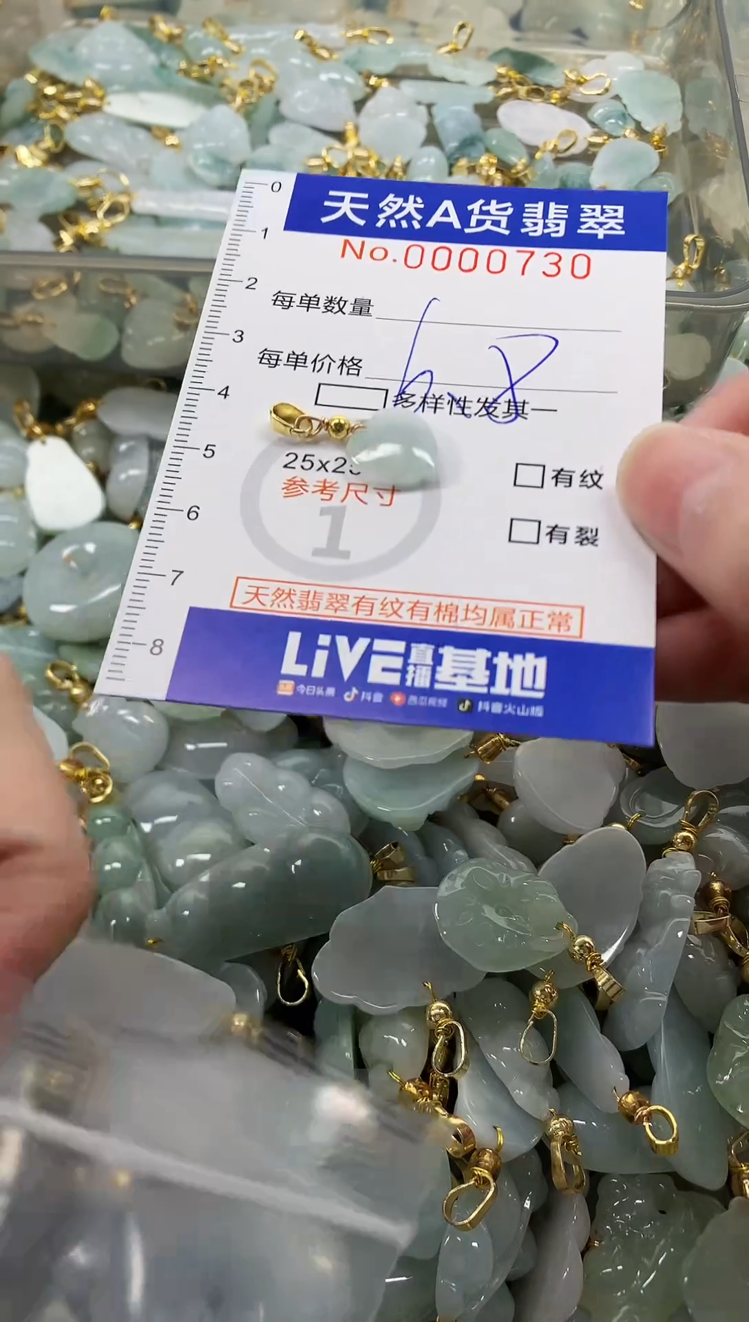 颈饰未镶嵌翡翠天然a货翡翠