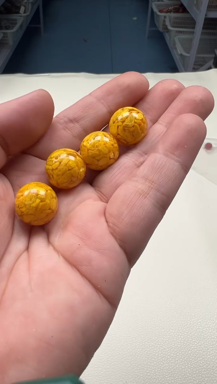 吊坠白玉菩提黄色单颗6215