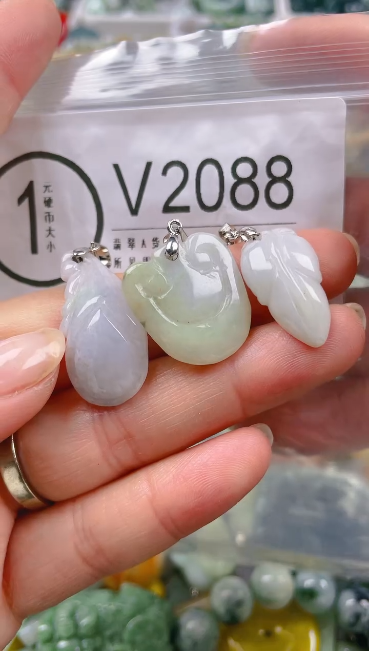 【闪购商品】翡翠颈饰未镶嵌/V/翡翠A货一图一物