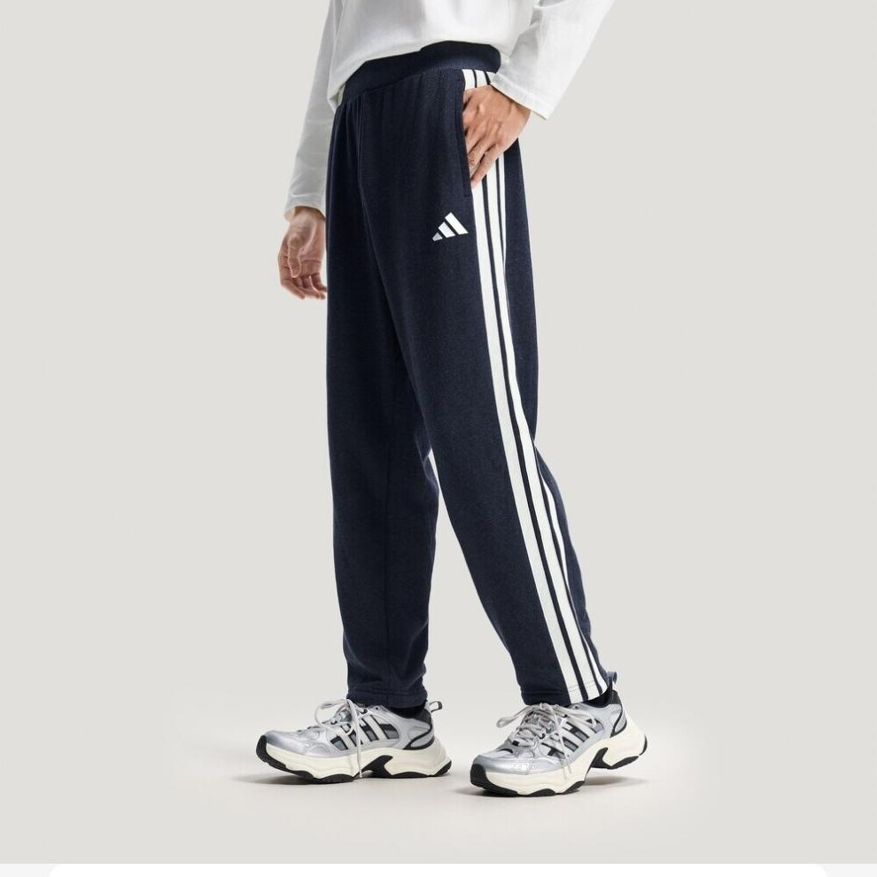 【滔搏联动】adidas阿迪达斯2026男子ST 3ST DENIMPT针织长裤KR2523