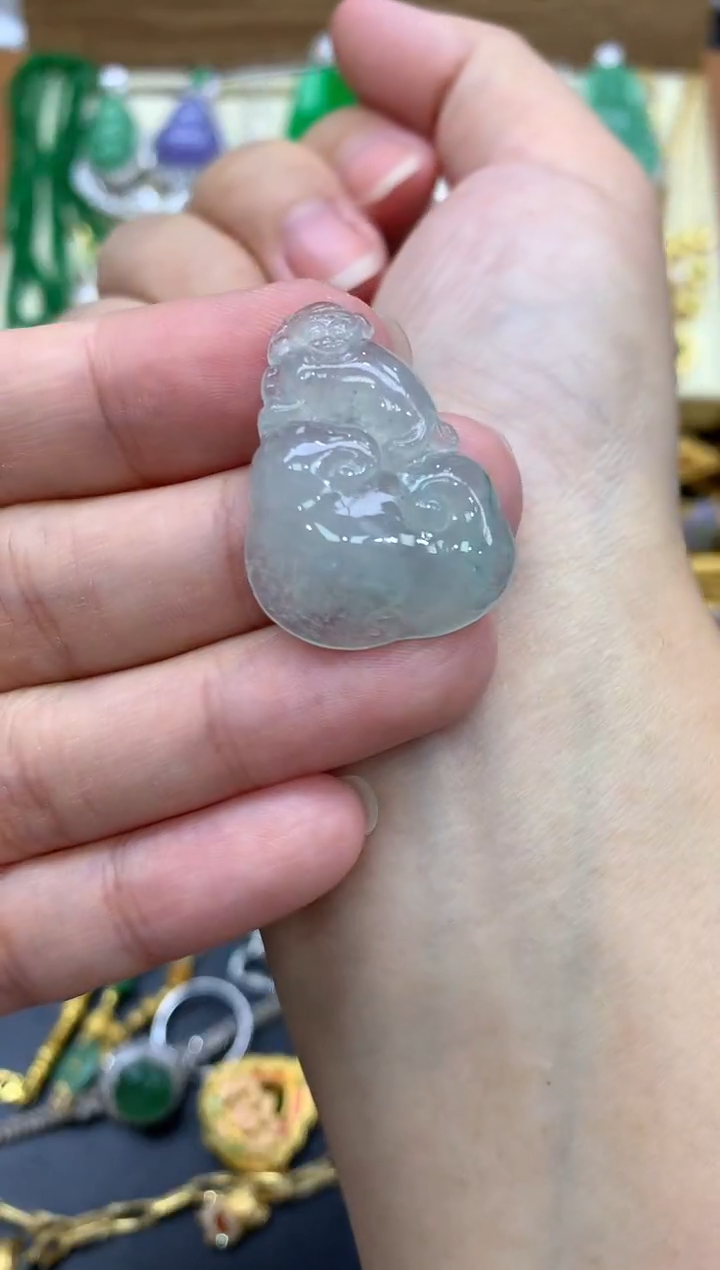 翡翠未镶嵌颈饰142-中国好珍宝