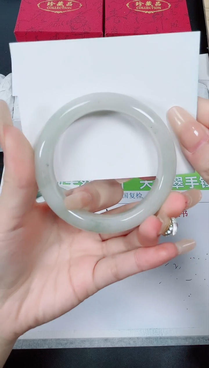 【闪购商品】石英质玉手镯未镶嵌K38-53.9