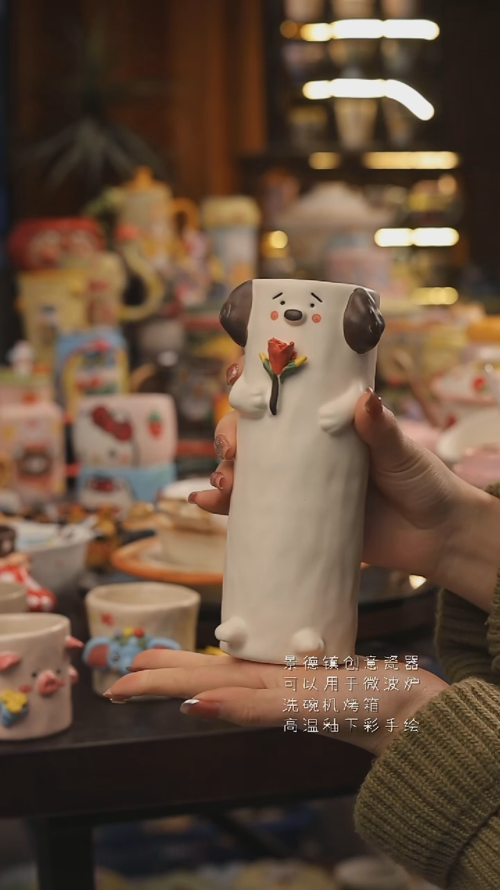 景德镇釉下彩绘设计师款式陶瓷