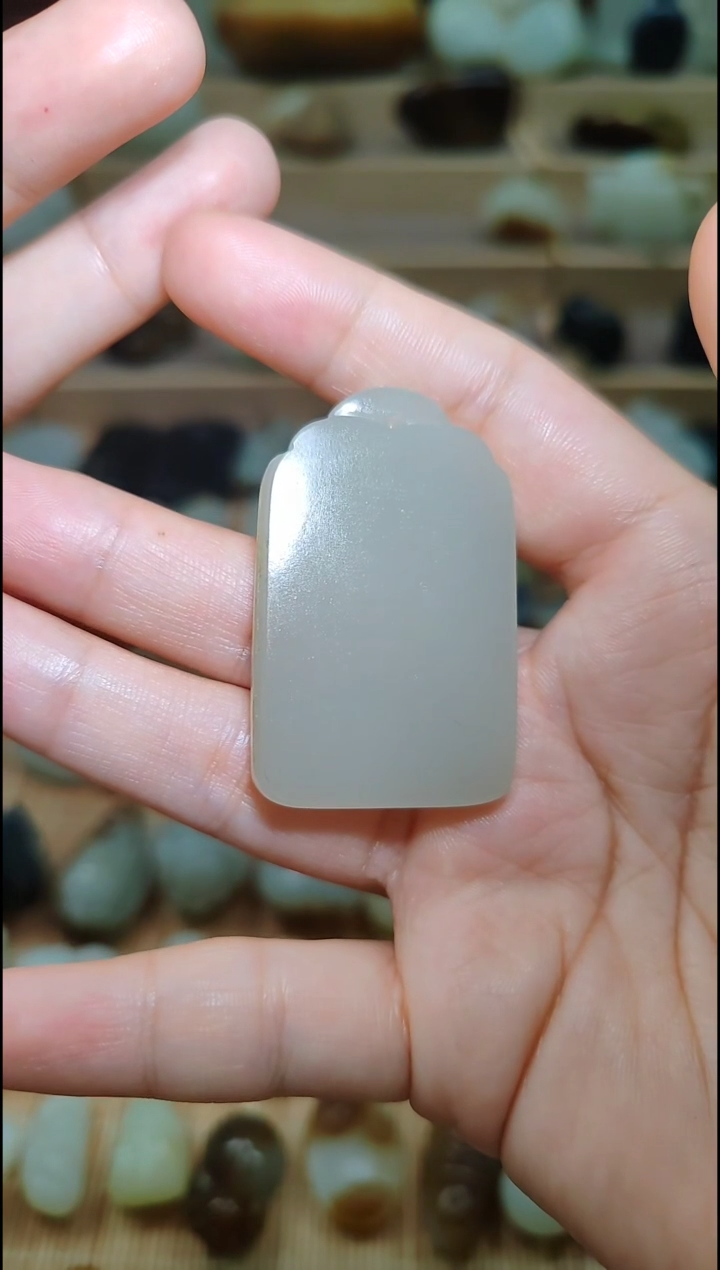 【闪购商品】和田玉挂件未镶嵌新疆和田玉平安牌挂件