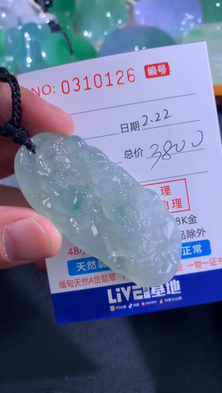 【闪购商品】翡翠颈饰未镶嵌天然A货翡翠 定制翡翠 定金