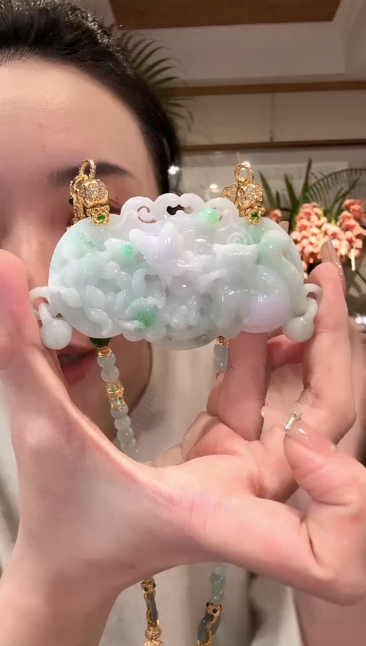 【闪购商品】翡翠颈饰未镶嵌国风