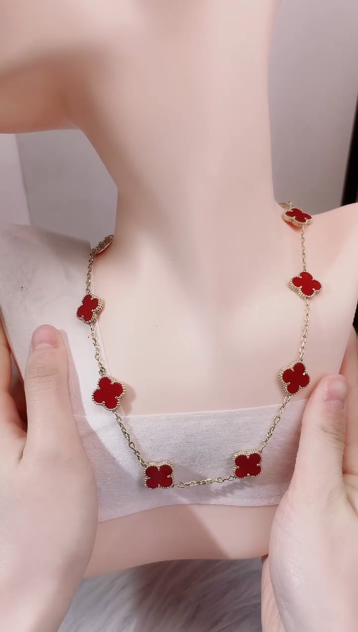 【闪购商品】玛瑙项链18K金镶嵌18K金镶嵌 K黄