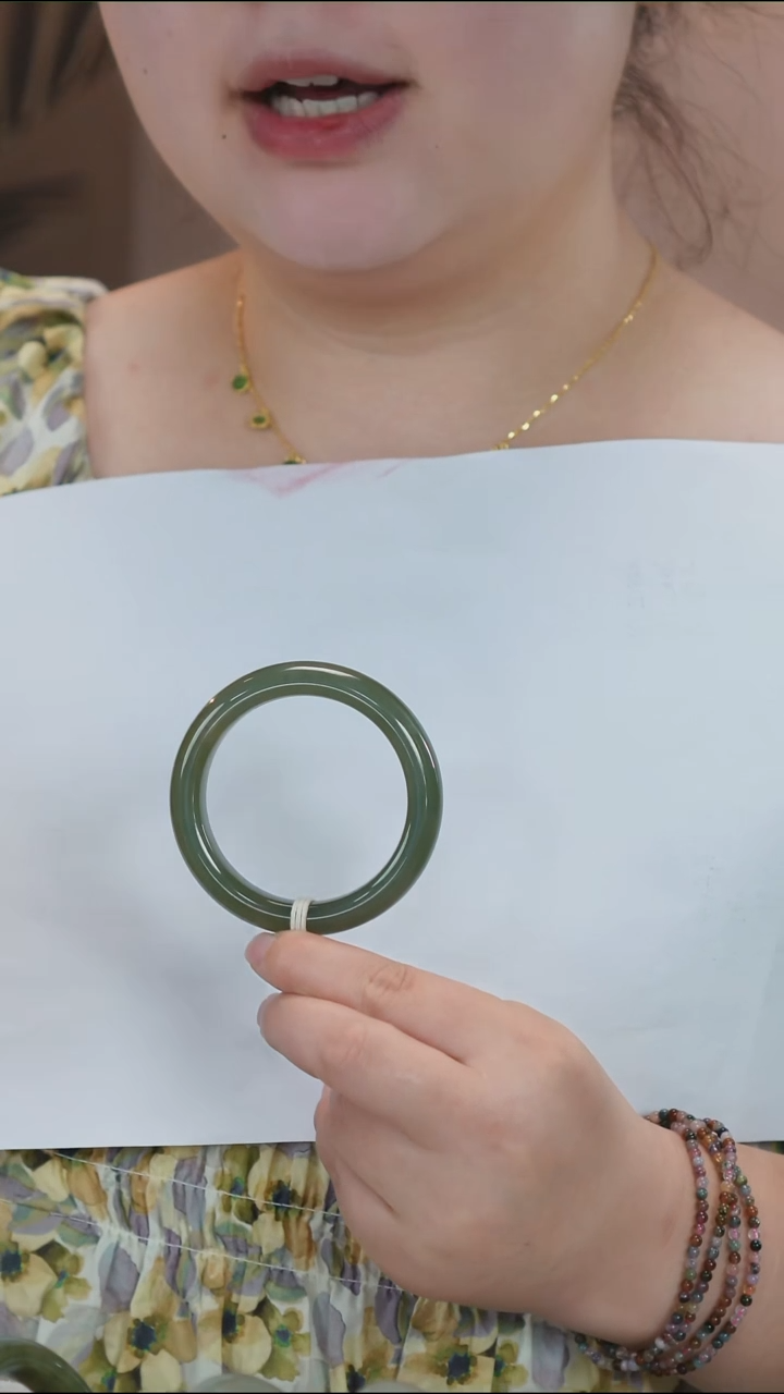 和田玉手镯未镶嵌52【柚子来啦】和田玉拍一发一54