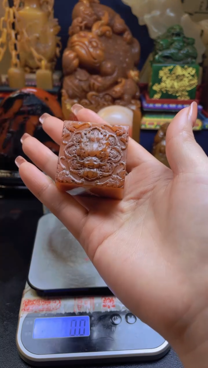 【闪购商品】寿山石印石田黄龙扁章