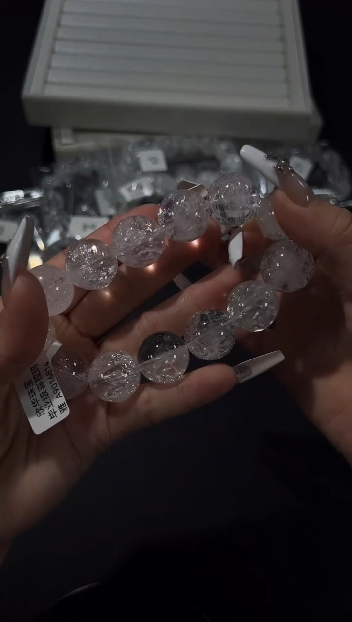 未镶嵌手串水晶5s多样性发其一【1条】默认微瑕18mm