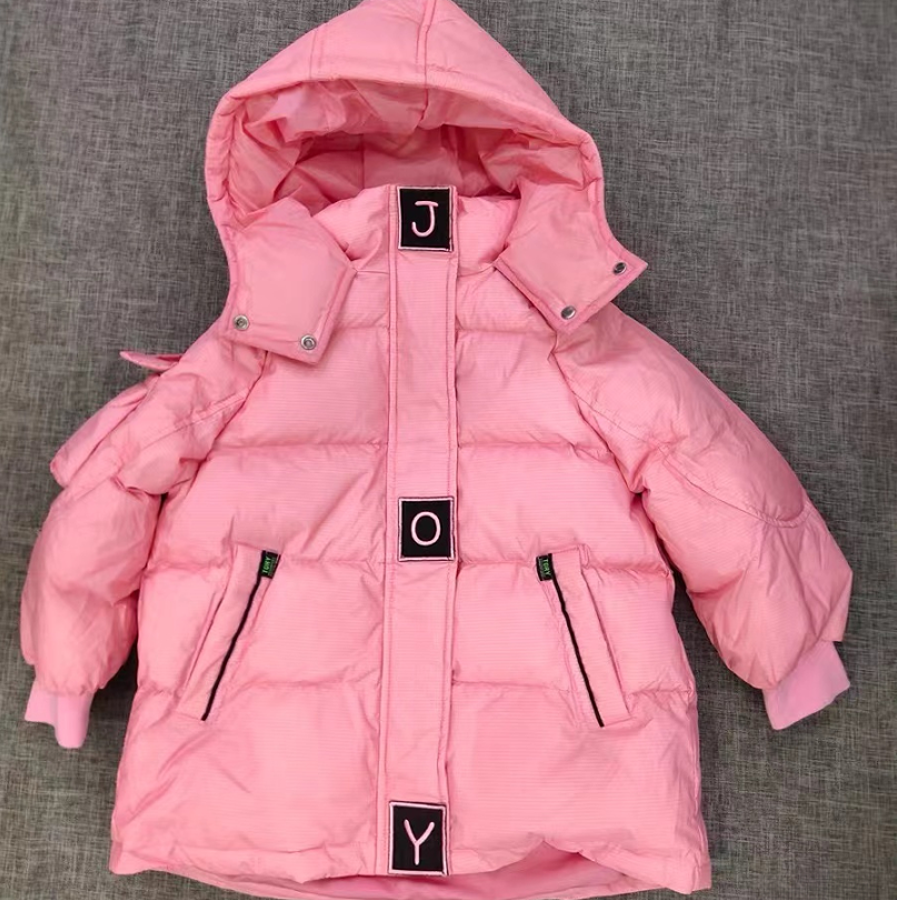 2025冬新品童装连帽羽绒服加厚保暖外套B3-1