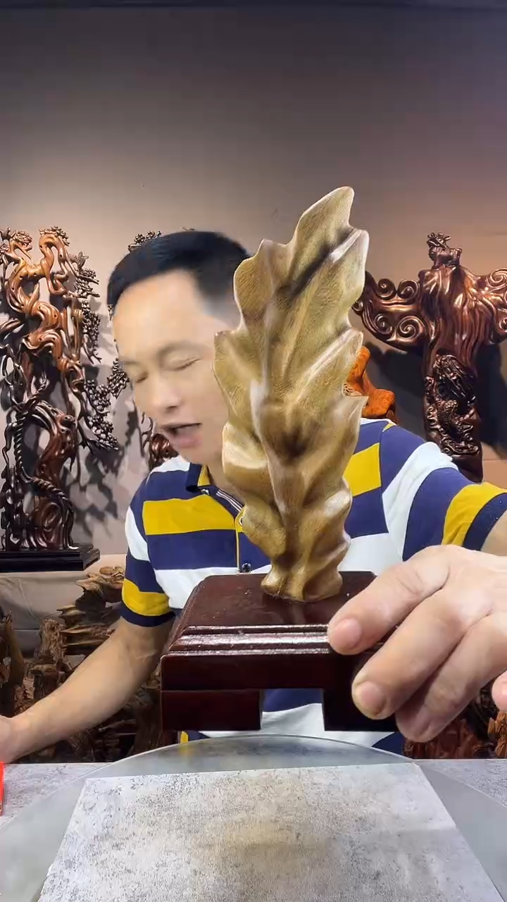 金丝楠叶**日小叶桢楠随行摆件41