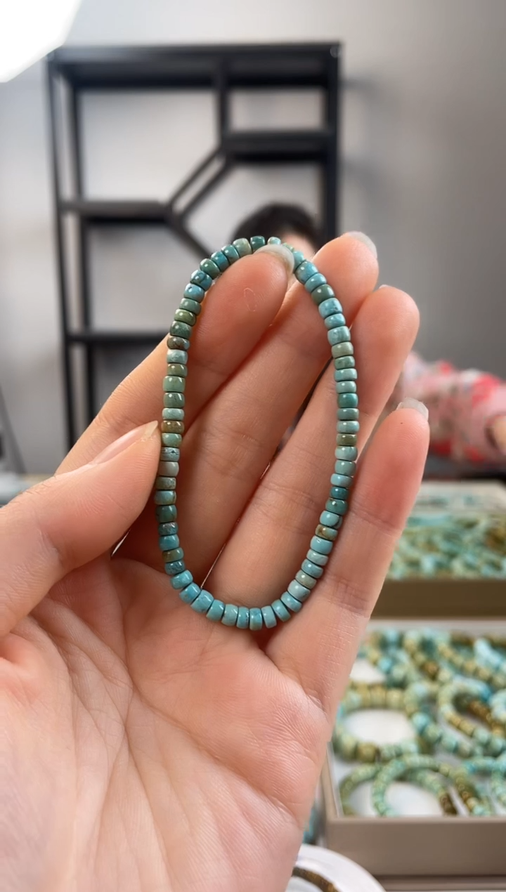 【闪购商品】绿松石珠宝奇石未镶嵌4.4+mm