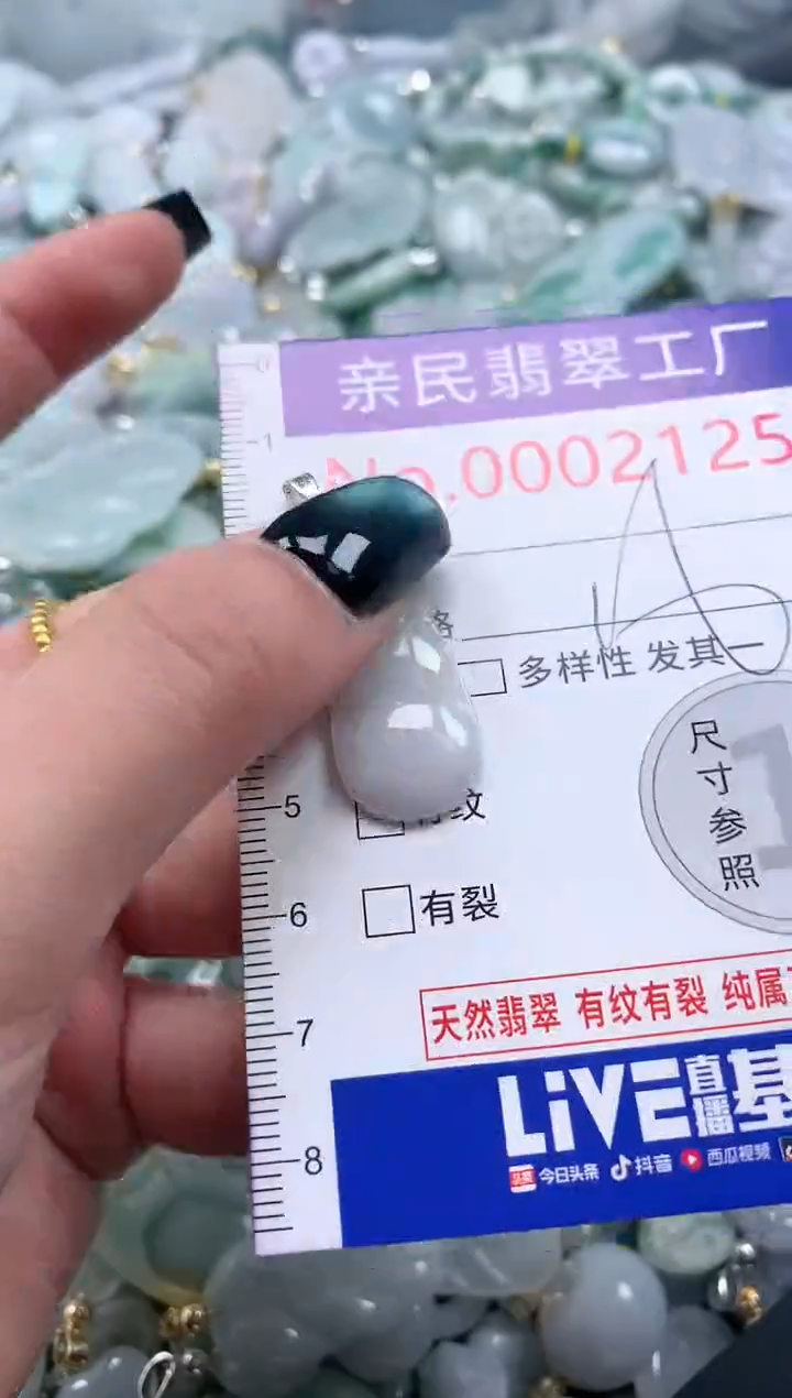 翡翠未镶嵌吊坠(不含链)2125