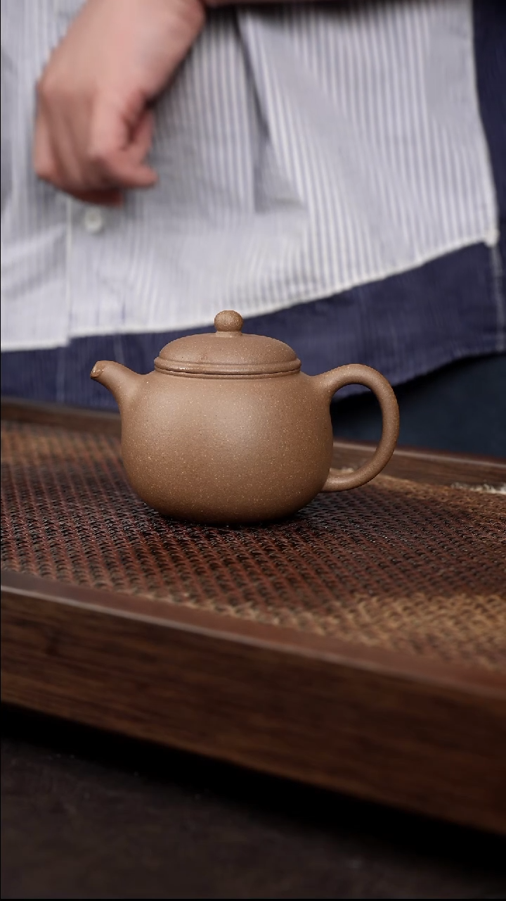 茶壶紫砂芝麻绿匏尊