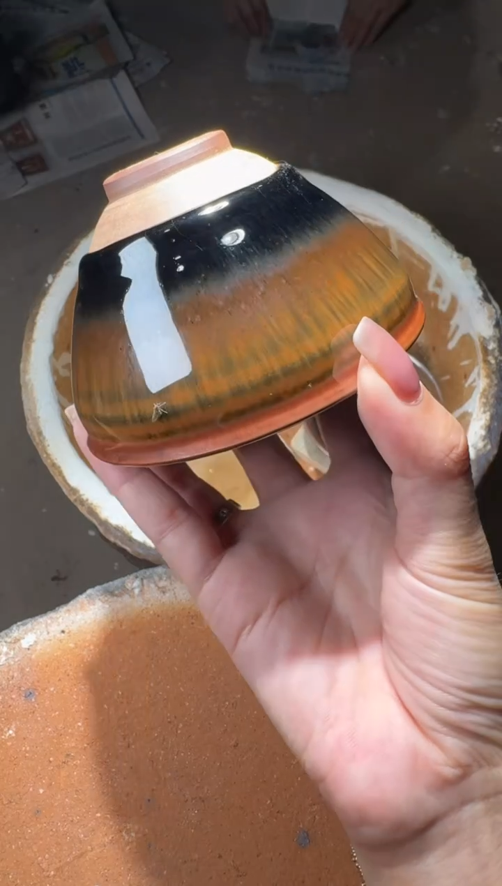 茶盏詹桂溪龙窑柴烧全名款80