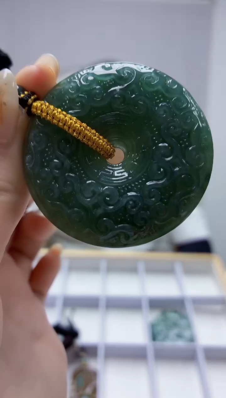 未镶嵌定制翡翠4898jw-毛货挂件152